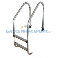 Лестница 2 ступени (ш.б.) Mayer Schwimmbad STANDART SL-215  AISI-316